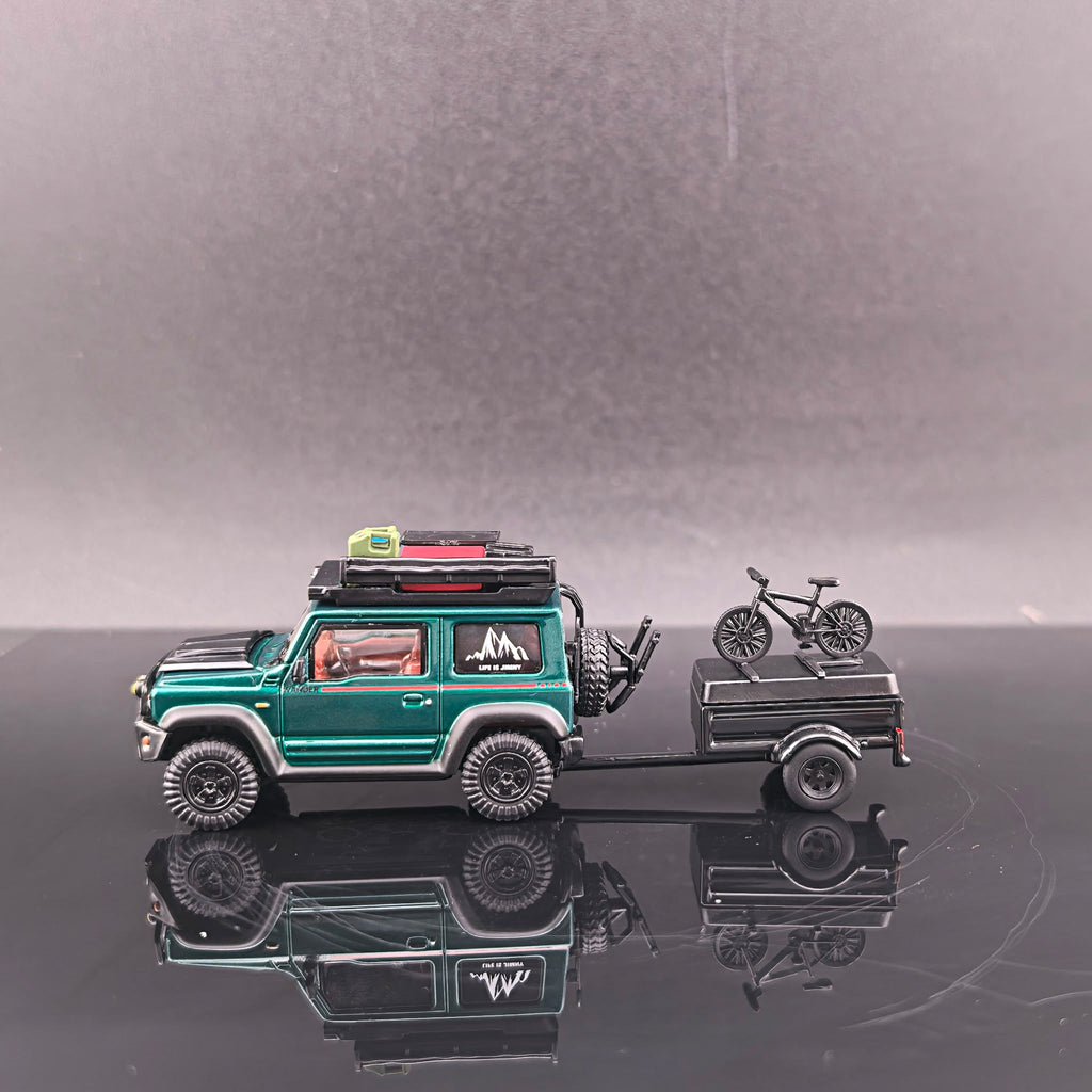Fine Works64 1/64  Modified Suzuki Jimny Model  Emerald Metallic Green