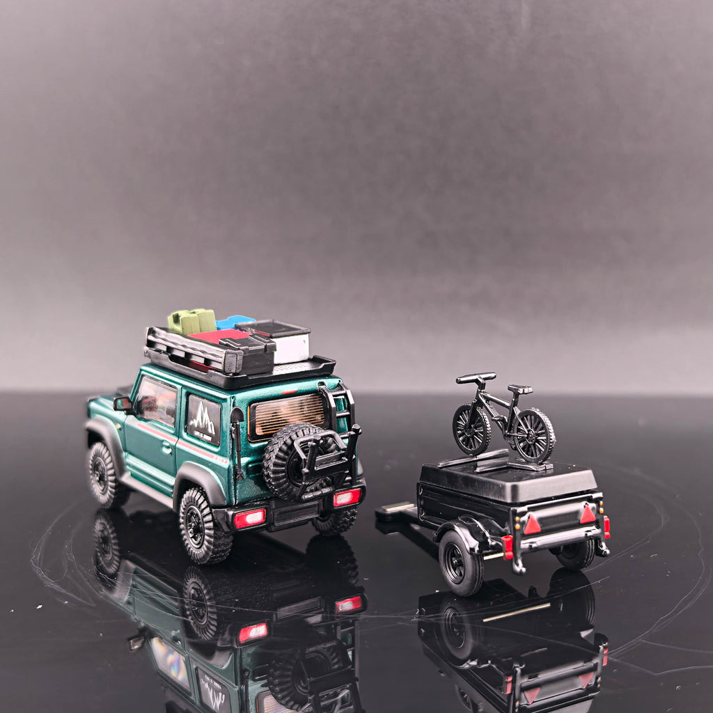 Fine Works64 1/64  Modified Suzuki Jimny Model  Emerald Metallic Green