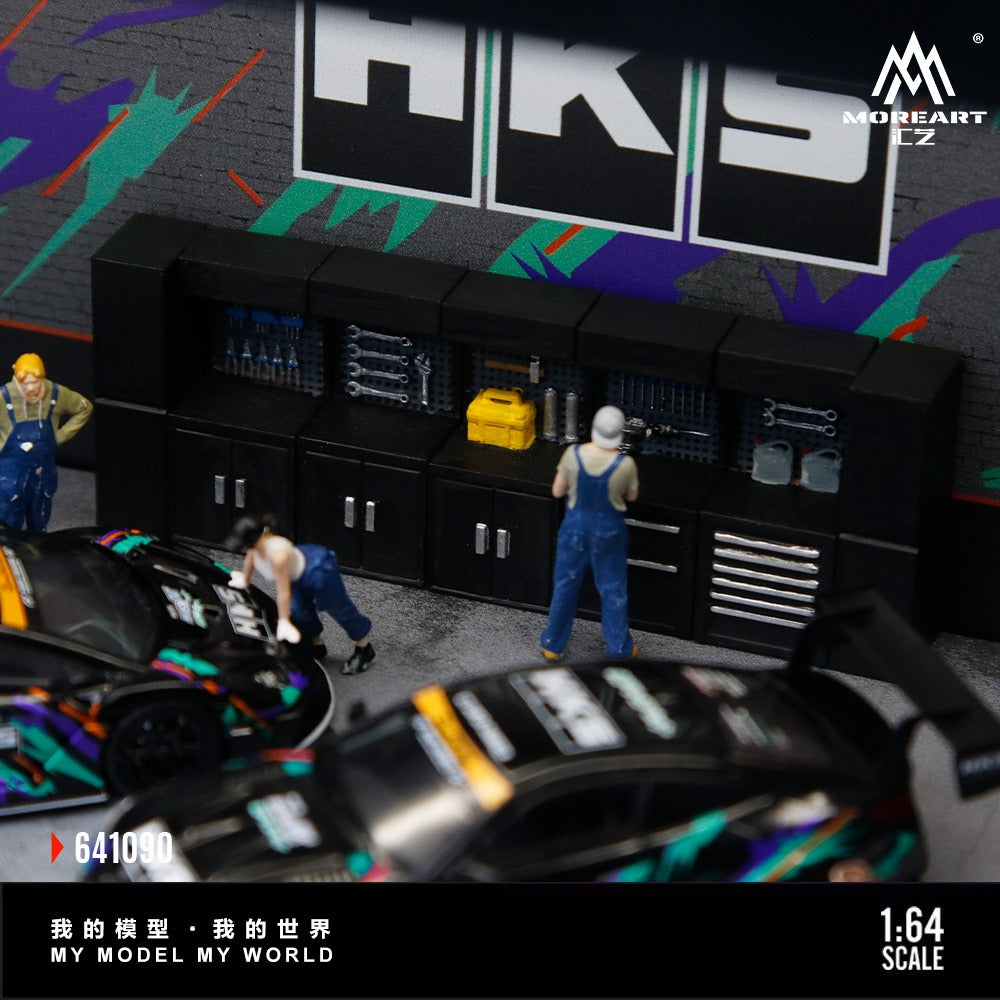 MoreArt 1:64 Scene Accessories Maintenance Workbench Resin Simulated Scene Accessories
