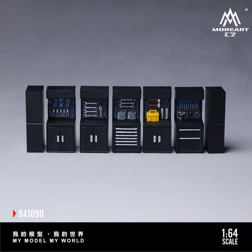 MoreArt 1:64 Scene Accessories Maintenance Workbench Resin Simulated Scene Accessories