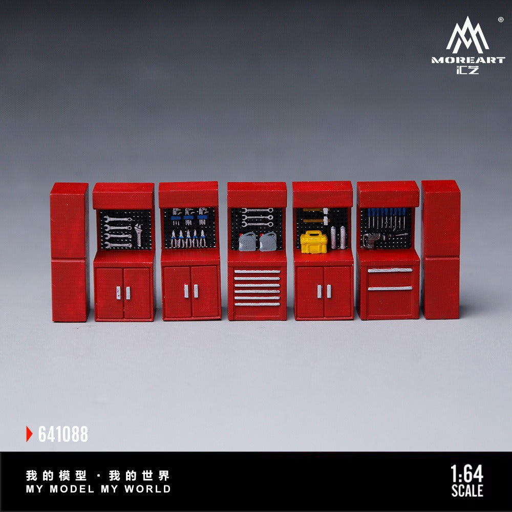 MoreArt 1:64 Scene Accessories Maintenance Workbench Resin Simulated Scene Accessories