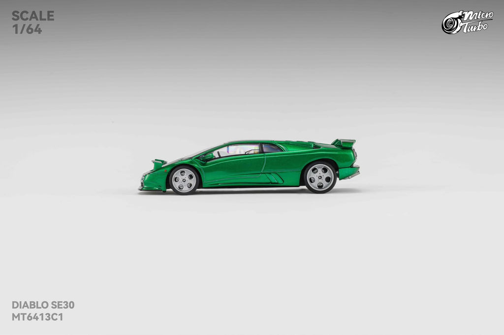 Micro Turbo 1/64 Diablo SE30 Emerald Green