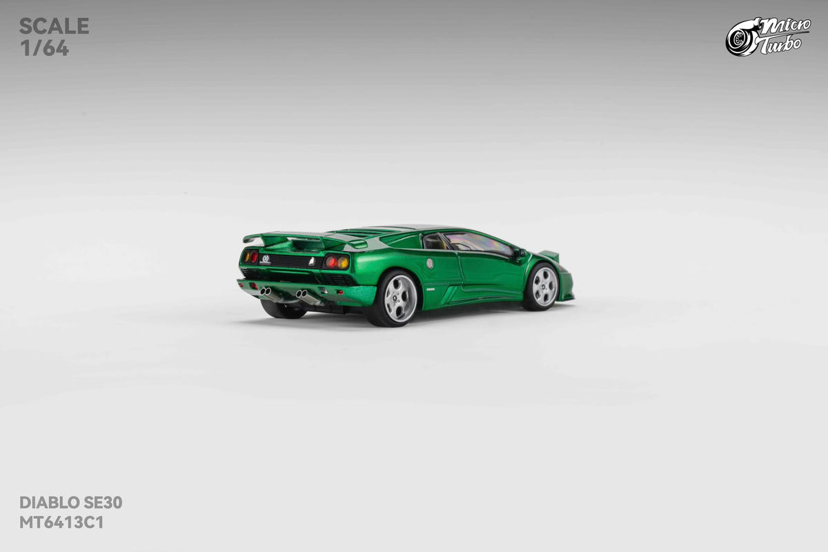 Micro Turbo 1/64 Diablo SE30 Emerald Green