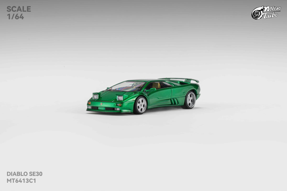 Micro Turbo 1/64 Diablo SE30 Emerald Green