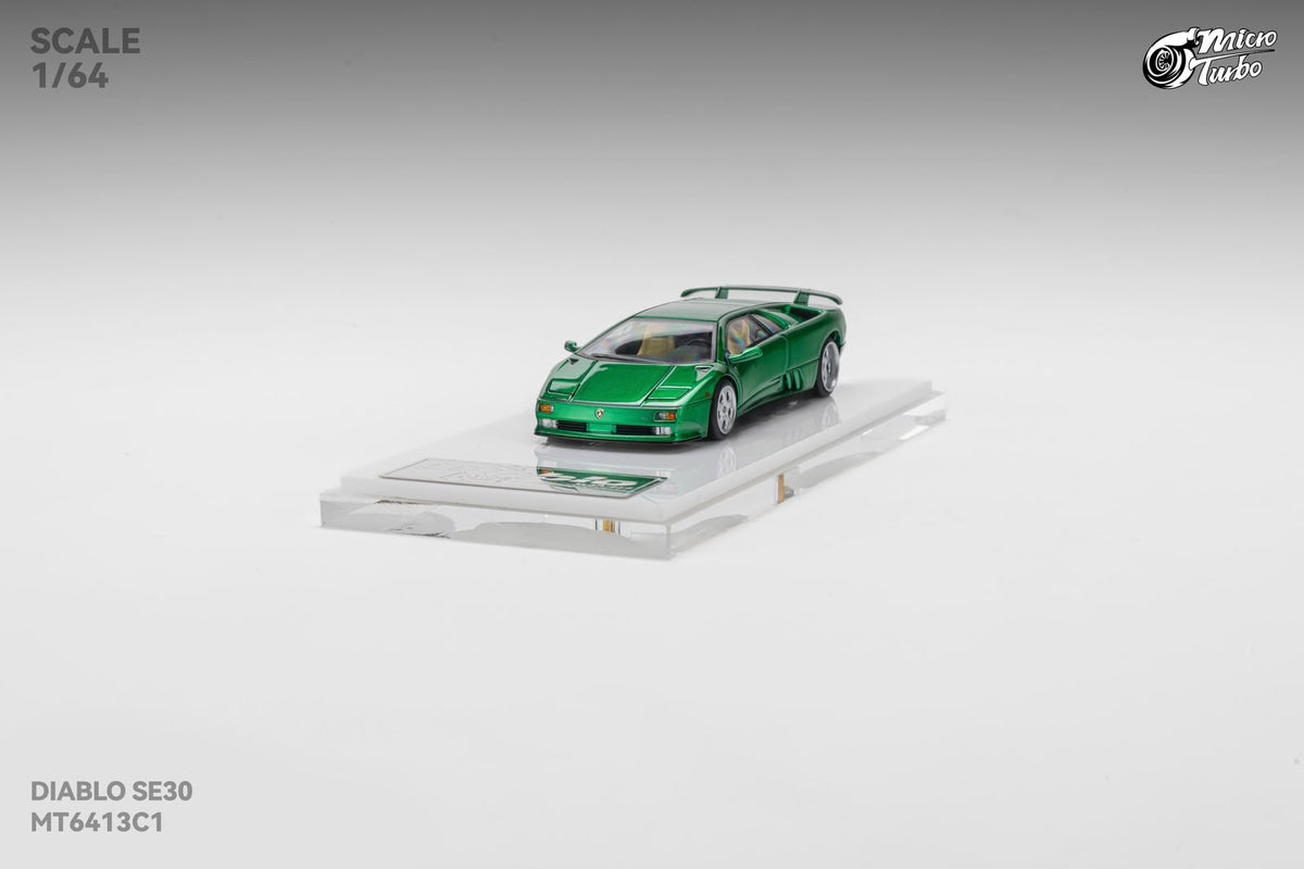 Micro Turbo 1/64 Diablo SE30 Emerald Green