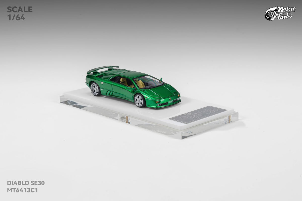 Micro Turbo 1/64 Diablo SE30 Emerald Green