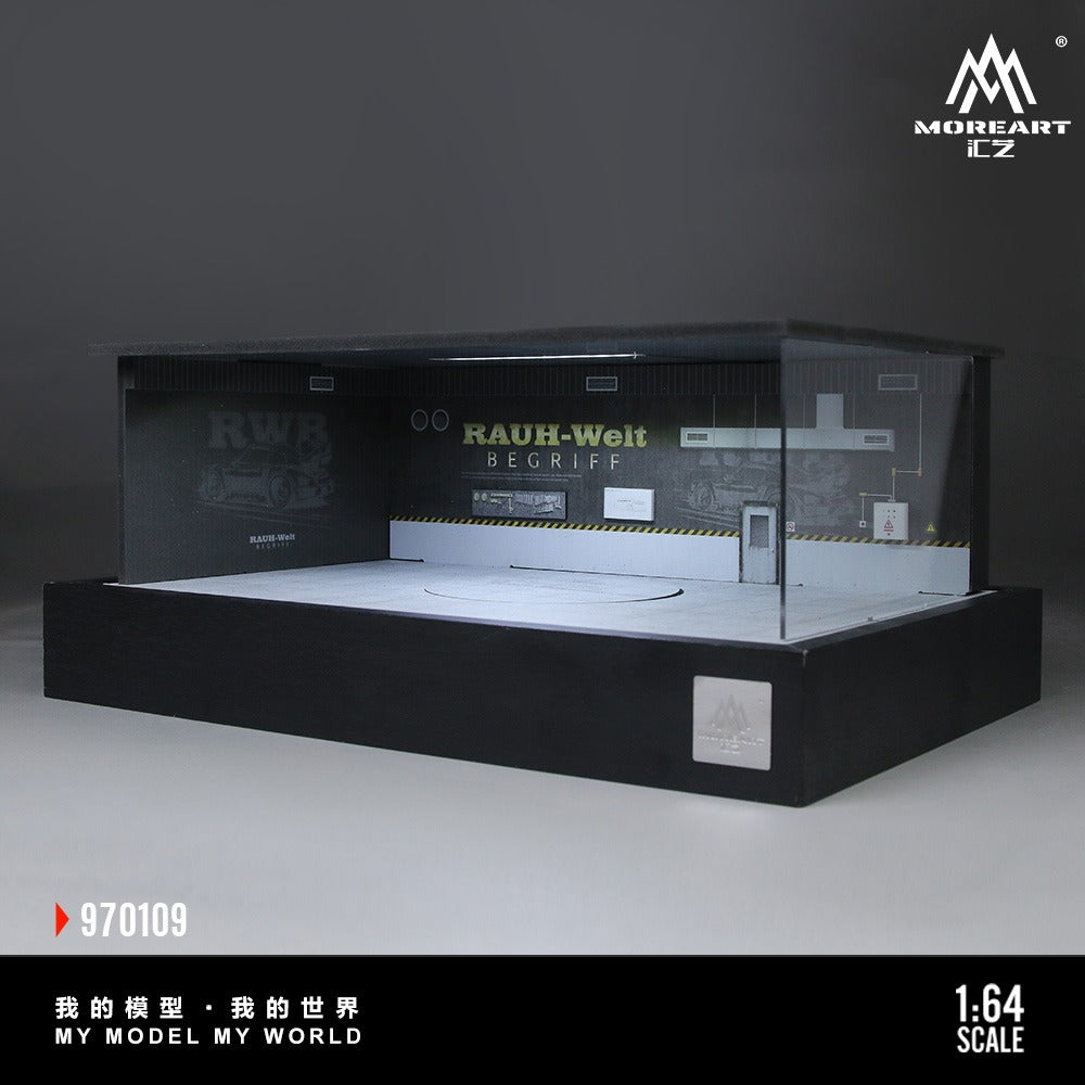 MoreArt 1:64 RWB Turntable Scene Simulation Model