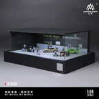 MoreArt 1:64 RWB Turntable Scene Simulation Model