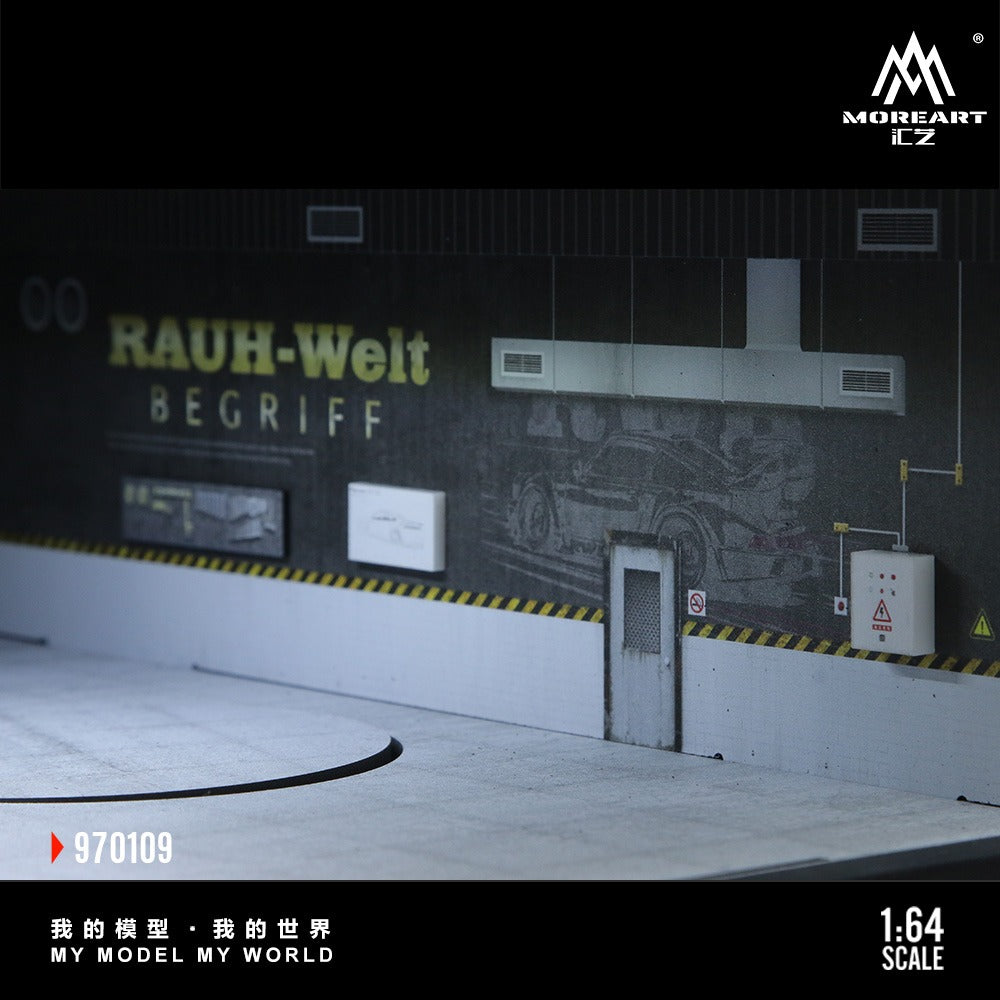 MoreArt 1:64 RWB Turntable Scene Simulation Model