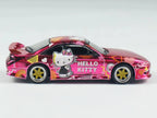 Tarmac Works x Vertex Silvia S14 Hello Kitty Diecast Car 1:64 PINK – Special Edition