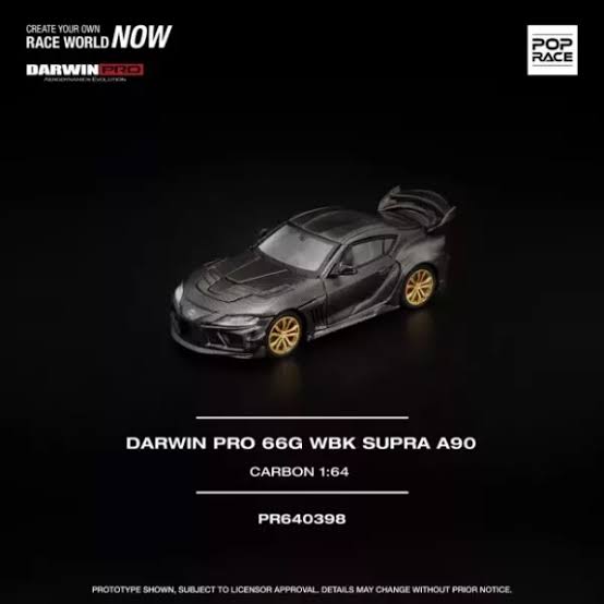 POP RACE DARWIN PRO 66G WBK SUPRA A90 CARBON EDITION