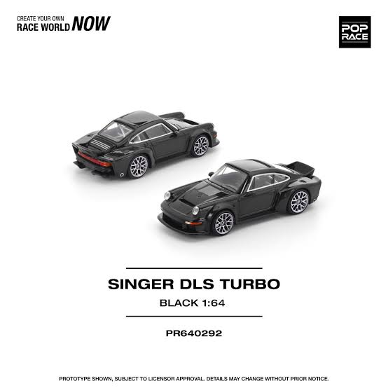 POP RACE SINGER DLS TURBO (ROAD) BLACK