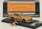 Mortal Model NISSAN SKYLINE ER34 BLITZ D1 TSUYOSHI TEZUKA GOLD