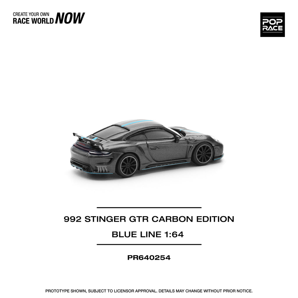 POP RACE 992 STINGER GTR CARBON EDITION (BLUE LINE)