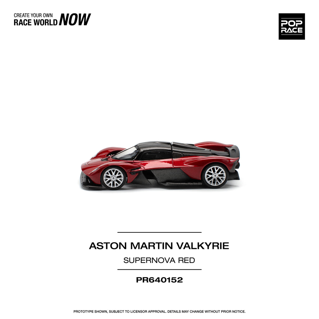 POP RACE ASTON MARTIN VALKYRIE SUPERNOVA RED