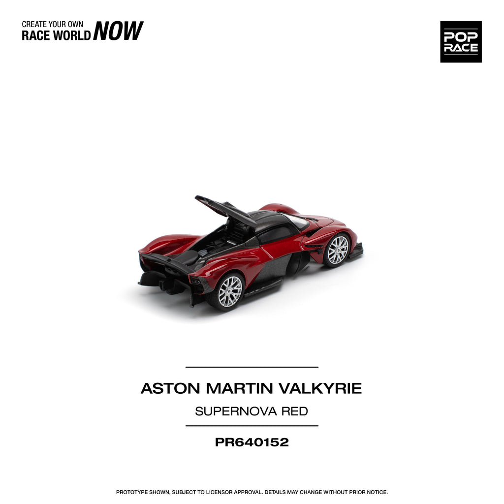 POP RACE ASTON MARTIN VALKYRIE SUPERNOVA RED