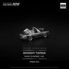 POP RACE 1:64 Singer Targa Dark Chrome